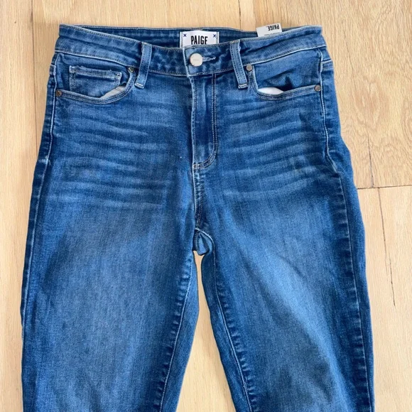 PAIGE Hoxton Ankle Jeans Medium Wash Size 26 - Picture 2 of 6